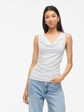 VILA VIKANA WATERFALL SLEEVELESS TOP, Snow White, highres - 14112655_SnowWhite_003.jpg