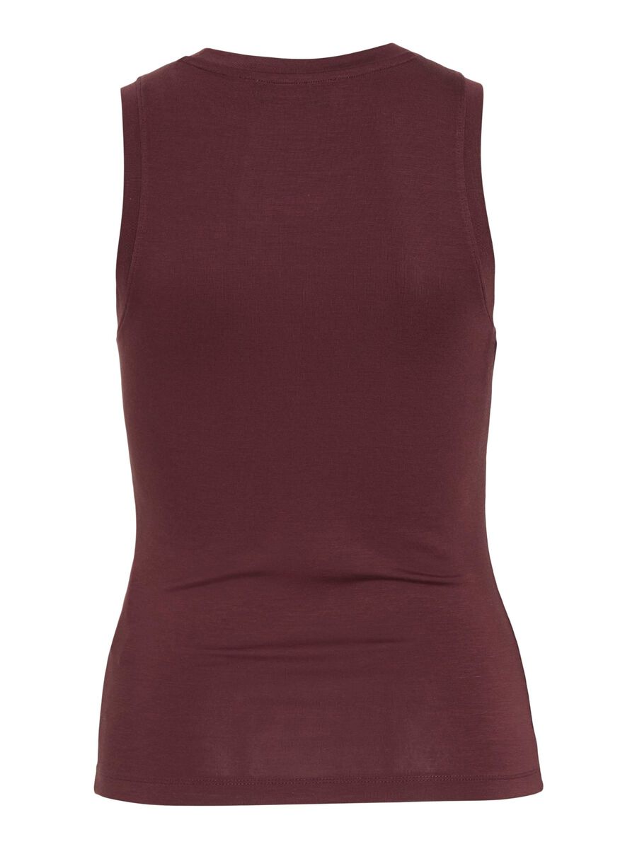 VILA ERMELØS TANKTOP, Decadent Chocolate, highres - 14108015_DecadentChocolate_1208379_002.jpg