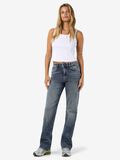 Product image thumbnail - NMMONICA STRAIGHT FIT JEANS, Dark Blue Denim | 3