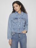 Vila CROPPED DENIM JACKET, Medium Blue Denim, highres - 14095175_MediumBlueDenim_006.jpg