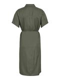 VILA VIRAGNA SHORT SLEEVED  SHIRT DRESS, Laurel Wreath, highres - 14103249_LaurelWreath_002.jpg