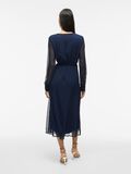 VILA VIFALIA LONG SLEEVED MIDI DRESS, Navy Blazer, highres - 14095704_NavyBlazer_004.jpg