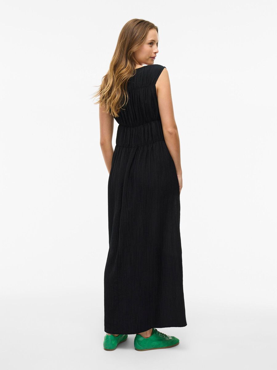 VILA SLEEVELESS MAXI DRESS, Black Beauty, highres - 14106971_BlackBeauty_004.jpg
