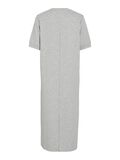VILA KORTE MOUWEN MIDI JURK, Light Grey Melange, highres - 14107339_LightGreyMelange_002.jpg