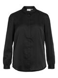 VILA VIELLETTE LONG SLEEVED SHIRT, Black, highres - 14063320_Black_001.jpg