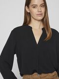 Vila LONG SLEEVED V-NECK BLOUSE, Black, highres - 14098548_Black_006.jpg