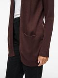 Product image thumbnail - VIRIL BASIC KNITTED CARDIGAN, Coffee Bean | 5