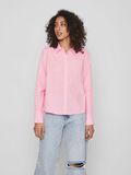 Vila EMBROIDERED REGULAR FIT SHIRT, Begonia Pink, highres - 14086540_BegoniaPink_003.jpg