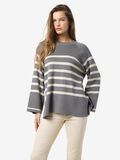 Noisy May STRIPED KNITTED PULLOVER, Charcoal Gray, highres - 27027534_CharcoalGray_1061608_007.jpg