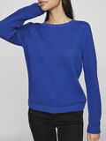 VILA VIDALO BASIC KNITTED PULLOVER, Mazarine Blue, highres - 14082767_MazarineBlue_006.jpg