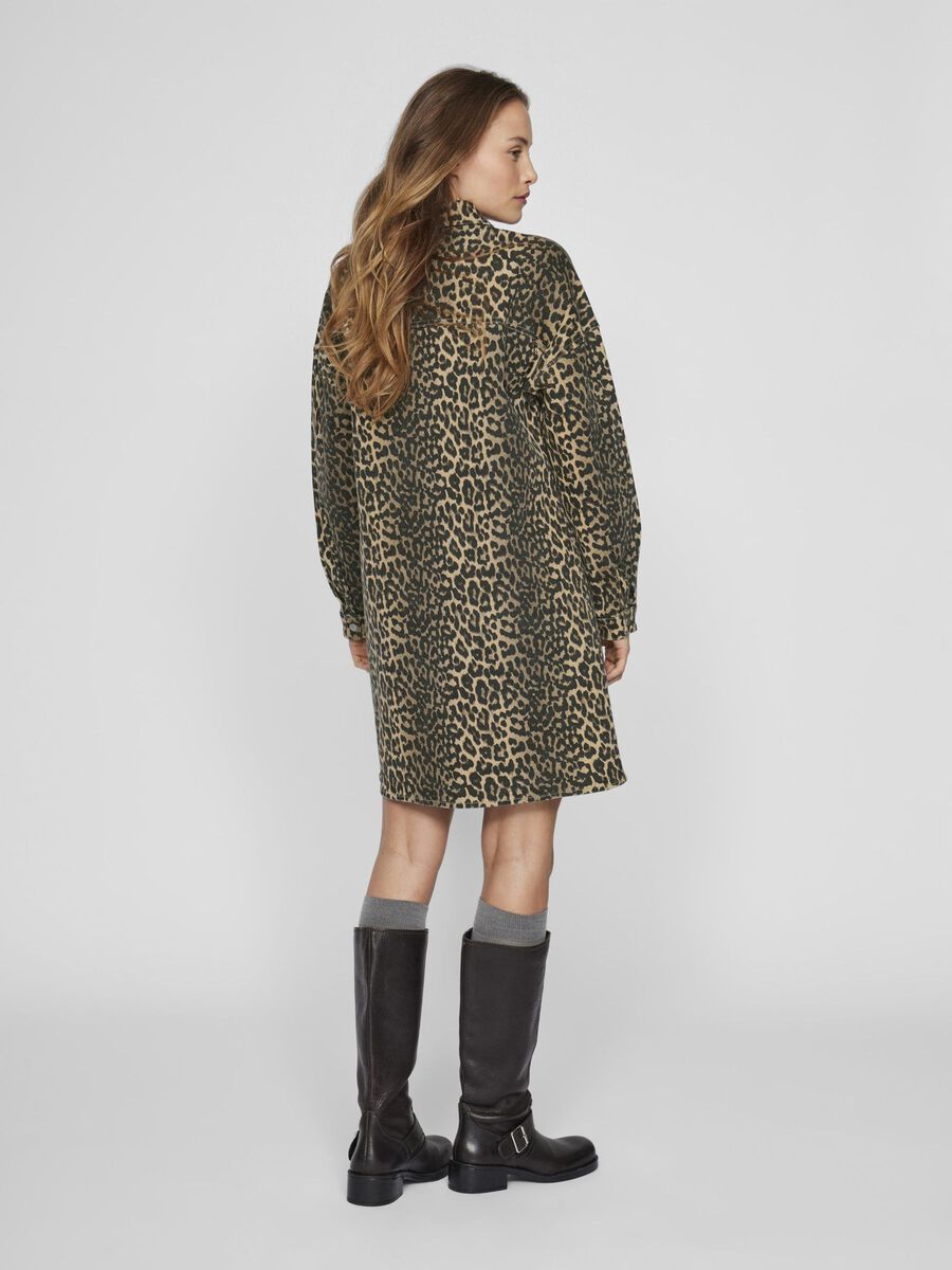 VILA STAMPA LEOPARDATA VESTITO CORTO, Birch, highres - 14108807_Birch_1201406_004.jpg