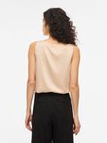 Product image thumbnail - WATERFALL SLEEVELESS TOP, Cement | 2