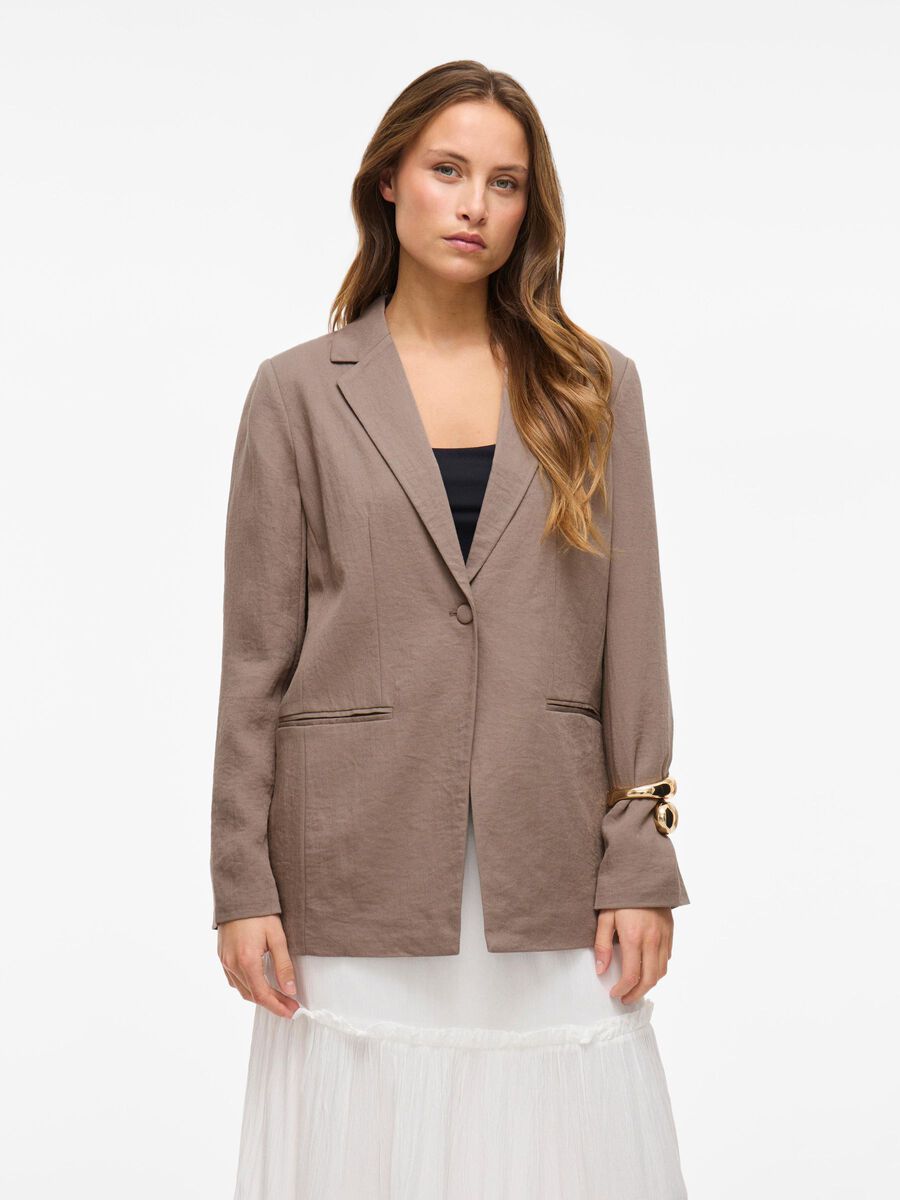 VILA TAILORED BLAZER, Mountain Trail, highres - 14105560_MountainTrail_003.jpg
