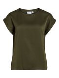 Product image thumbnail - VIELLETTE SHORT SLEEVED TOP, Forest Night | 5