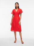 VILA SHORT SLEEVED WRAP DRESS, Poppy Red, highres - 14109657_PoppyRed_005.jpg