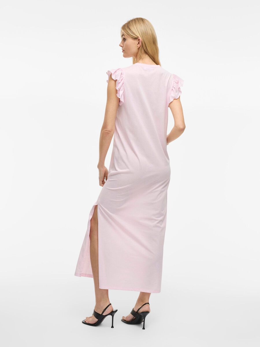 VILA VISUMMER CAP SLEEVE MAXI DRESS, Ballerina, highres - 14111868_Ballerina_004.jpg