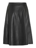 Vila HIGH WAIST COATED SKIRT, Black, highres - 14091450_Black_002.jpg