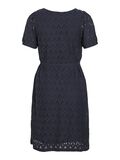 VILA SHORT SLEEVED SHORT DRESS, Navy Blazer, highres - 14104111_NavyBlazer_002.jpg
