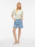 VILA VIOTILIA ROUND NECK SHORT SLEEVED TOP, Cloud Dancer, highres - 14104071_CloudDancer_005.jpg