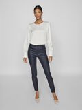 VILA COATED TROUSERS, Navy Blazer, highres - 14103370_NavyBlazer_005.jpg
