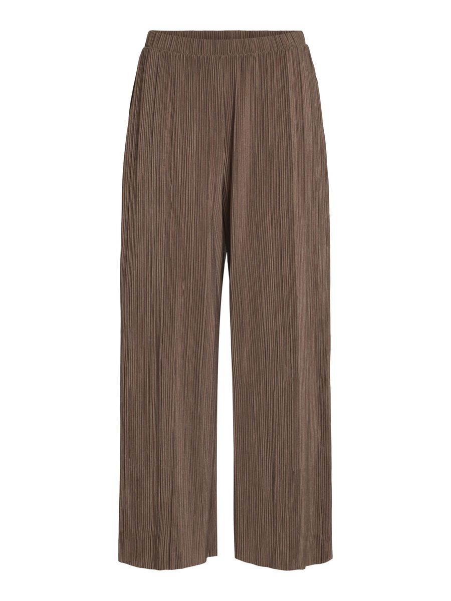 VILA HIGH-WAIST CULOTTE BROEK, Fossil, highres - 14096324_Fossil_001.jpg