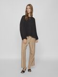 VILA PLEATED LONG SLEEVED BLOUSE, Black, highres - 14088807_Black_005.jpg
