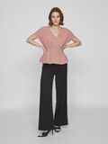 VILA BUTTONED SHORT SLEEVED TOP, Old Rose, highres - 14099283_OldRose_005.jpg