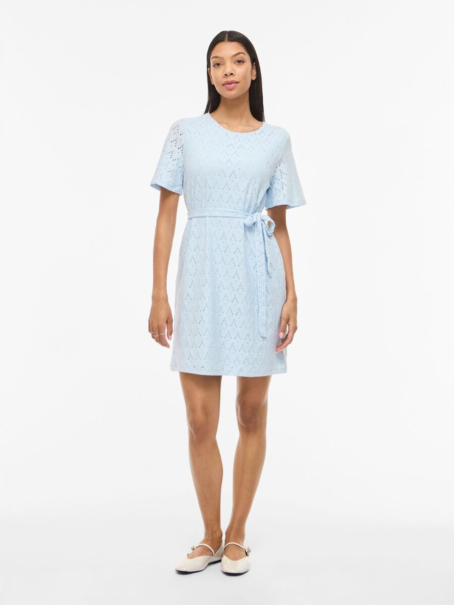 Carousel image - VIAMALINA SHORT SLEEVED SHORT DRESS, Nantucket Breeze | 4