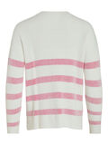 Vila STRIPED KNITTED PULLOVER, White Alyssum, highres - 14079691_WhiteAlyssum_987121_002.jpg