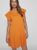 Vila SHORT-SLEEVED SHORT DRESS, Sun Orange, highres - 14087541_SunOrange_007.jpg