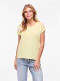 Product image thumbnail - VIDREAMERS ROUND NECK T-SHIRT, Pastel Yellow | 1