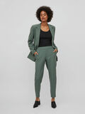 Vila MID-RISE CROPPED TROUSERS, Duck Green, highres - 14081274_DuckGreen_005.jpg
