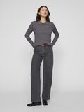 VILA POLO KNITTED PULLOVER, Dark Grey Melange, highres - 14109858_DarkGreyMelange_005.jpg