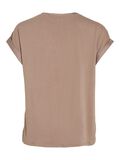 VILA VIELLETTE SHORT SLEEVED TOP, Portabella, highres - 14059563_Portabella_002.jpg