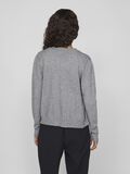 VILA VIRIL - COURT OUVERT CARDIGAN, Medium Grey Melange, highres - 14060800_MediumGreyMelange_004.jpg
