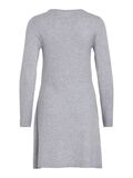 Vila LONG SLEEVED KNITTED DRESS, Light Grey Melange, highres - 14094796_LightGreyMelange_002.jpg