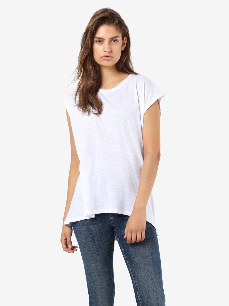 Noisy May OVERSIZED T-SHIRT, Bright White, highres - 27002573_BrightWhite_003.jpg
