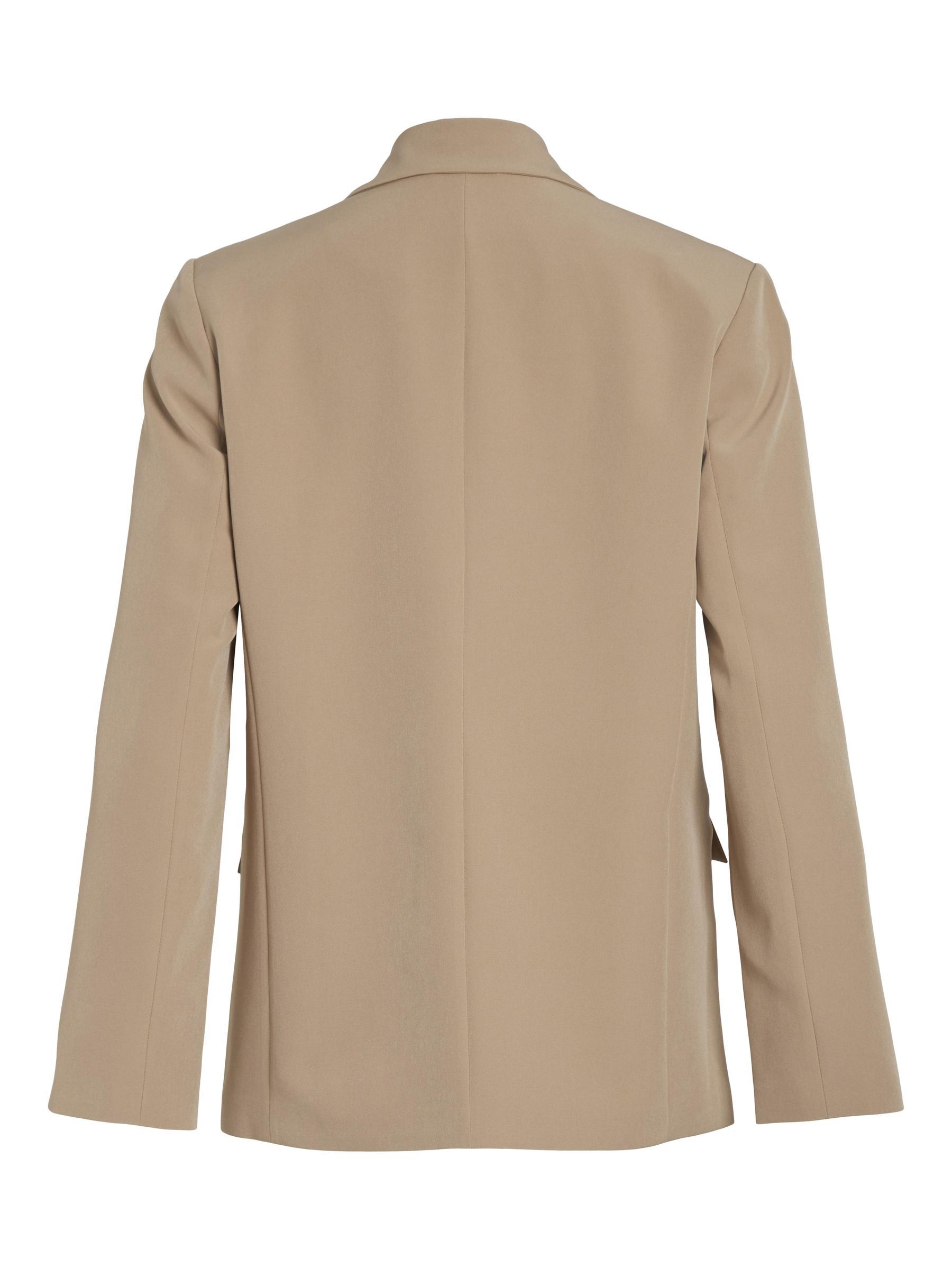 Mink blazer top