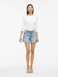 VILA VIJAF MID WAIST DENIM SHORTS, Light Blue Denim, highres - 14111887_LightBlueDenim_1233481_005.jpg