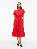 Product image thumbnail - VIMATHILDE SHORT SLEEVED MIDI DRESS, Mars Red | 4
