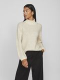 Product image thumbnail - HÖG HALS STICKAD TRÖJA, Eggnog | 1