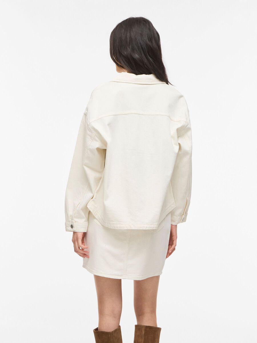 Product carousel image - VIJAF DENIM JACKET, Cloud Dancer | 2