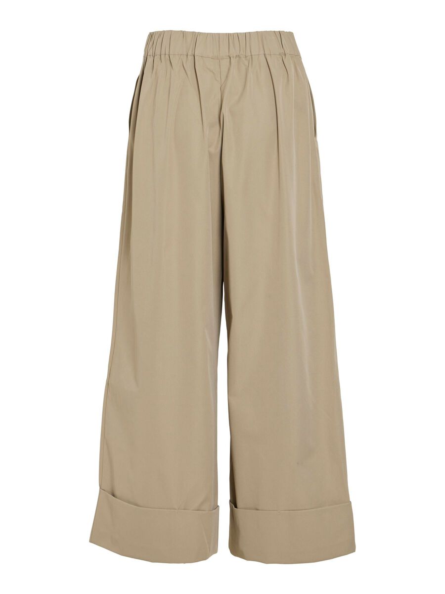 VILA WIDE-LEG TROUSERS, Feather Gray, highres - 14108350_FeatherGray_002.jpg