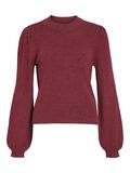 VILA HØY HALS STRIKKET PULLOVER, Cabernet, highres - 14084179_Cabernet_1038771_001.jpg
