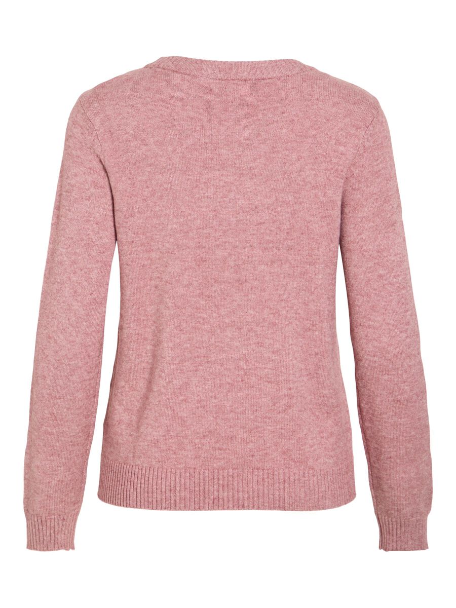 Carousel image - VIRIL ROUND NECK KNITTED PULLOVER, Nostalgia Rose | 2