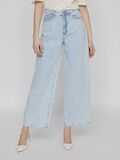 Vila HIGH WAIST WIDE FIT JEANS, Light Blue Denim, highres - 14084736_LightBlueDenim_1074414_003.jpg