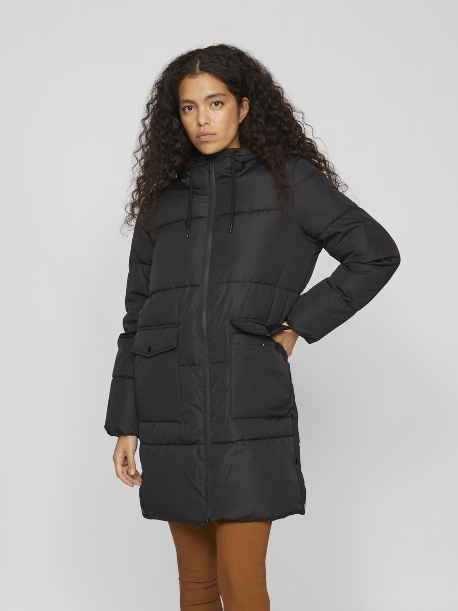 VILA HOODED PUFFER COAT, Black Beauty, highres - 14094320_BlackBeauty_003.jpg
