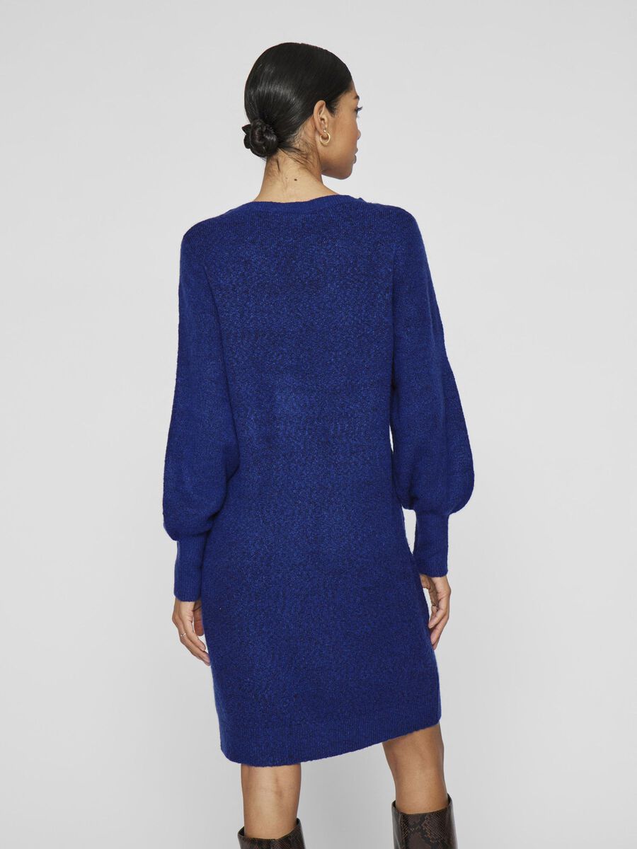 VILA DE PUNTO VESTIDO CORTO, Mazarine Blue, highres - 14103024_MazarineBlue_1153655_004.jpg