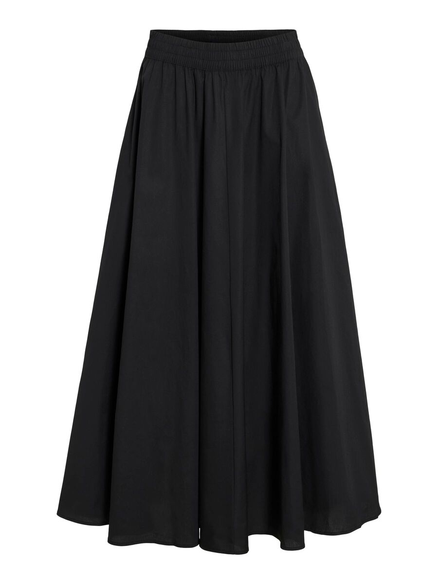 VILA VIVALENCIA COTTON MAXI SKIRT, Black Beauty, highres - 14106880_BlackBeauty_1205542_001.jpg