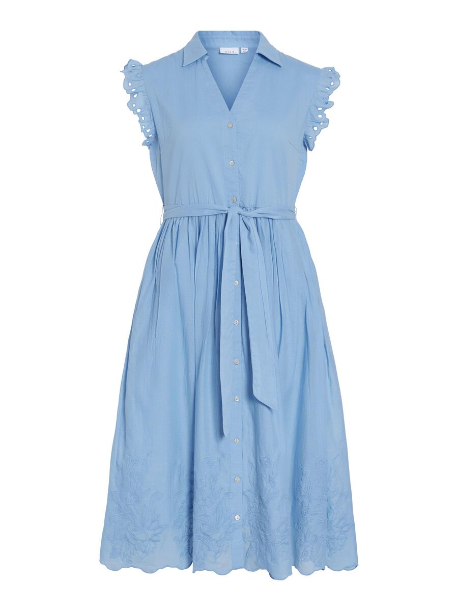 VILA ÄRMELLOSES MIDIKLEID, Blissful Blue, highres - 14105143_BlissfulBlue_001.jpg